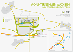 Anfahrtsskizze Industriepark Region Trier